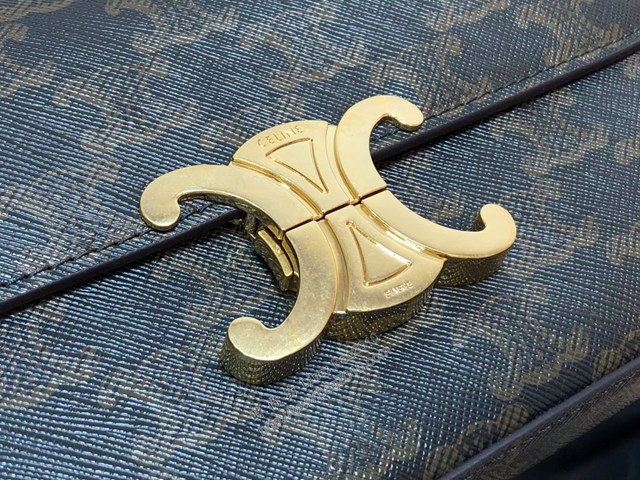 Celine專櫃2022新款Triomphe Shoulder Bag 194143 賽琳最新款凱旋門腋下包 sldj2420